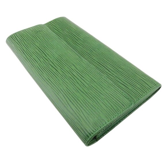 LOUIS VUITTON Long Wallet Epi Borneo Epi Leather Authentic Used - Picture 5 of 9